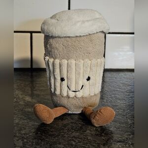 Jellycat Amuseable Coffee-To-Go Plush Cup Of Joe Collectible Retired Htf Rare